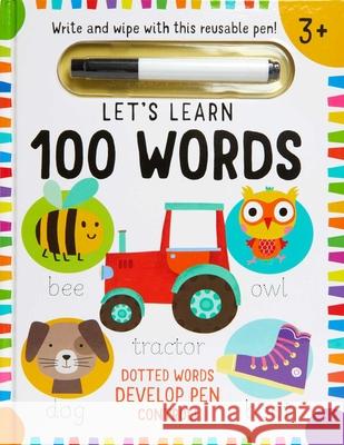 Let's Learn: First 100 Words (Write and Wipe) Insight Editions 9781647220396 Iseek - książka