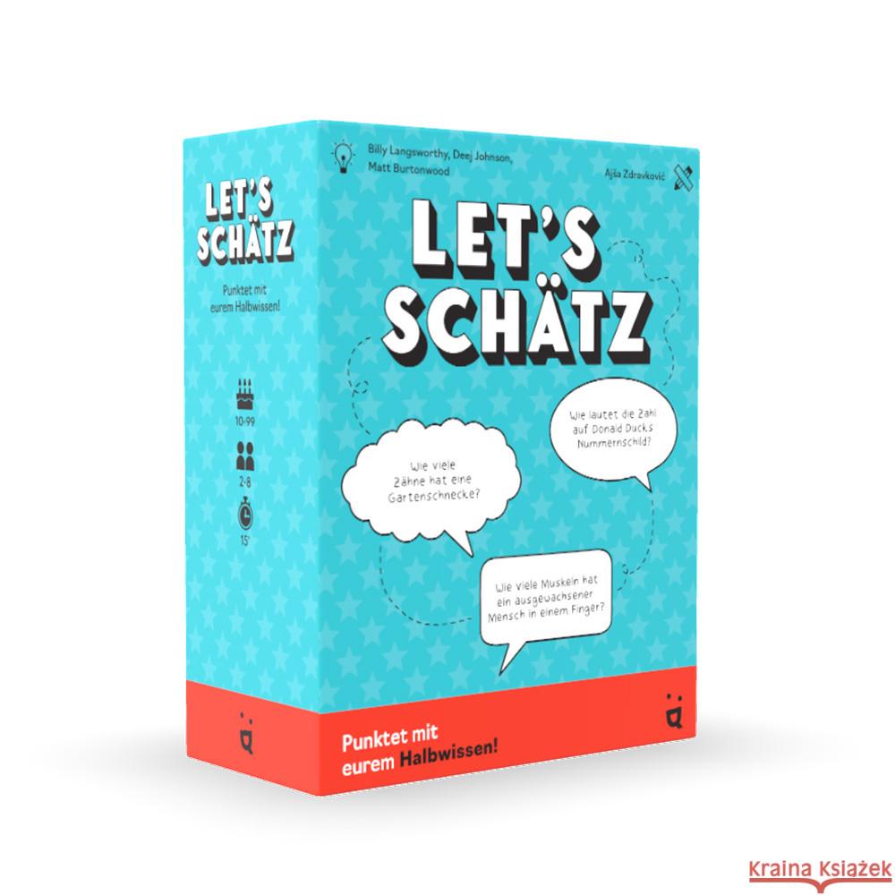 Let's Schätz Burtonwood, Matt, Johnson, Deej, Langsworthy, Billy 7640139533975 Helvetiq Spiele - książka