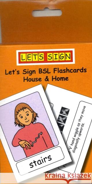 Let's Sign BSL Flashcards: House and Home Cath Smith, Cath Smith 9781905913176 Co-Sign Communications - książka