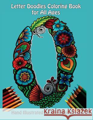 Letter Doodles Alphabet Coloring Book: Coloring Book for Adults and All Ages Jules Baker 9780997267617 Creative Spark Publishing - książka