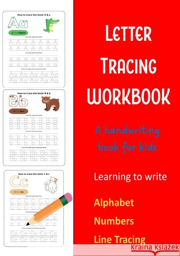 Letter Tracing Workbook       A handwriting book for kids Foreman, B. 9783757507374 epubli - książka