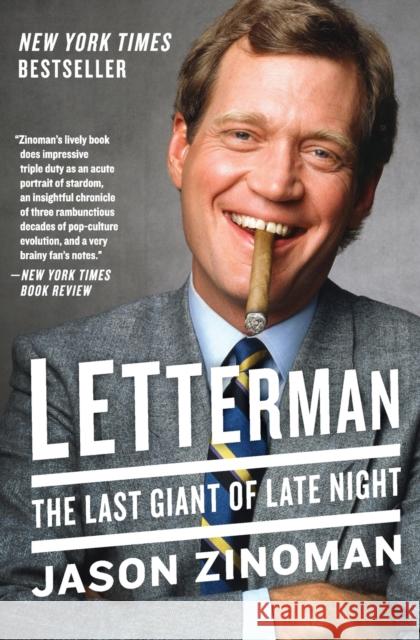 Letterman: The Last Giant of Late Night Zinoman, Jason 9780062377227 Harper Paperbacks - książka