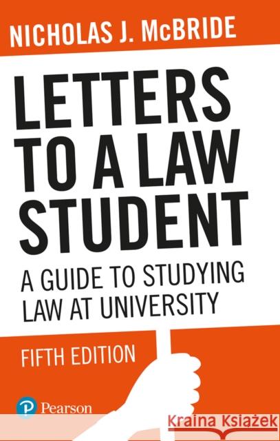 Letters to a Law Student Nicholas McBride 9781292375304 Pearson Education Limited - książka