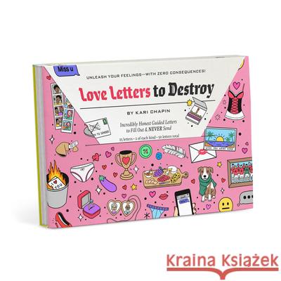 Letters to Destroy: Love Letters Kari Chapin 9781683495574 Knock Knock - książka