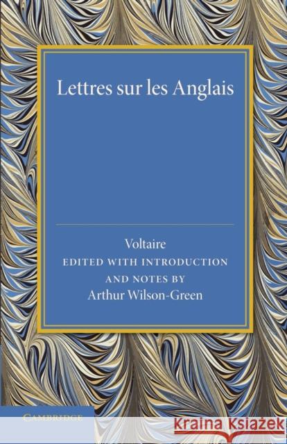 Lettres Sur Les Anglais Voltaire 9781107687080 Cambridge University Press - książka