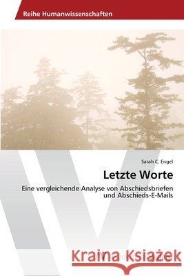 Letzte Worte Engel Sarah C. 9783639468632 AV Akademikerverlag - książka