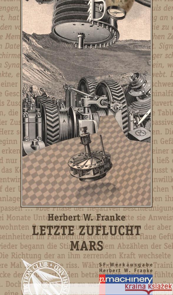 LETZTE ZUFLUCHT MARS Franke, Herbert W. 9783957654229 p.machinery - książka