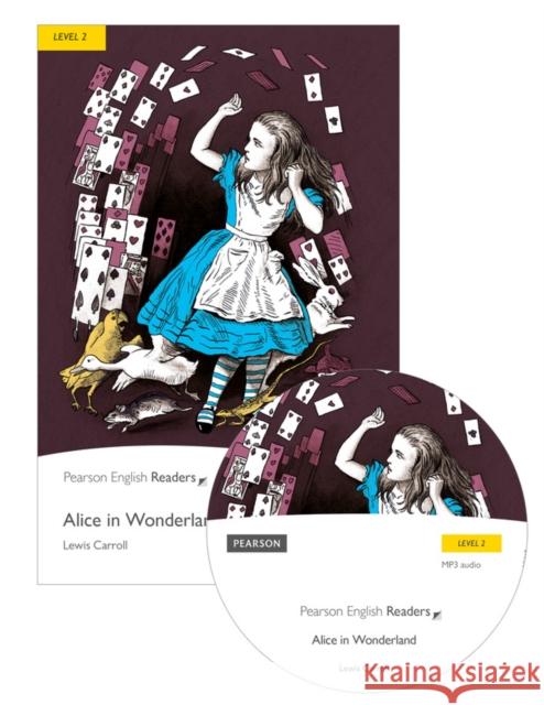 Level 2: Alice in Wonderland Book and MP3 Pack Lewis Carroll 9781408277997  - książka
