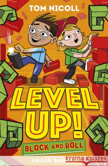 Level Up: Block and Roll Tom Nicoll Anjan Sarkar  9781788950756 Stripes Publishing - książka