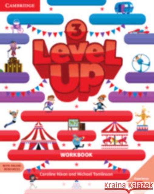 Level Up Level 3 Workbook with Online Resources and My Home Booklet Caroline Nixon Michael Tomlinson  9781108414777 Cambridge University Press - książka