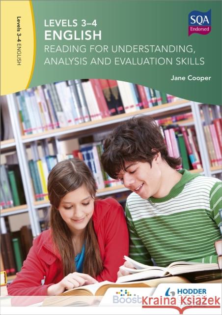 Levels 3-4 English: Reading for Understanding, Analysis and Evaluation Skills Jane Cooper 9781471868603 Hodder Education - książka