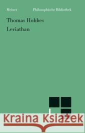 Leviathan Hobbes, Thomas Klenner, Hermann  9783787316991 Meiner - książka