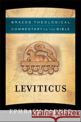 Leviticus Ephraim Radner R. Reno Robert Jenson 9781587435218 Brazos Press - książka