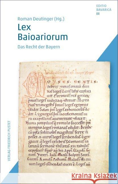 Lex Baioariorum : Das Recht der Bayern  9783791727875 Pustet, Regensburg - książka