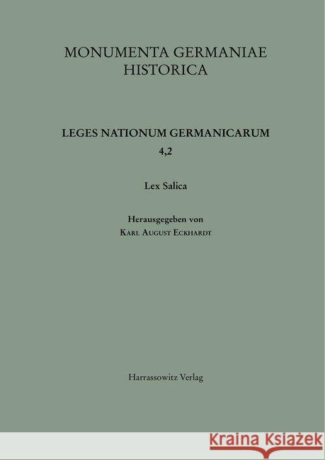 Lex Salica  9783447173056 Harrassowitz - książka