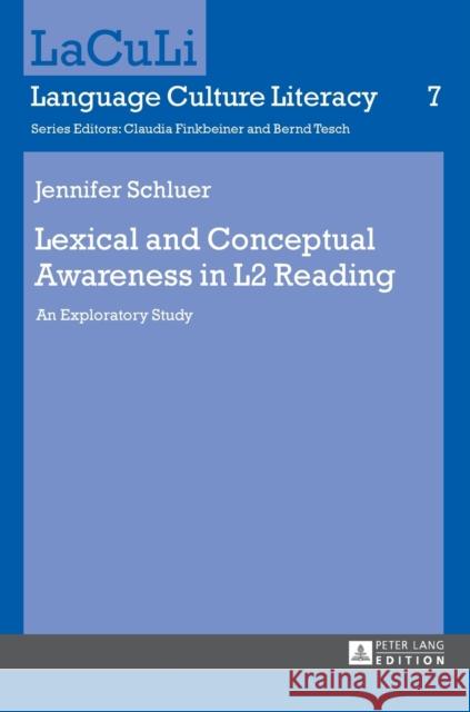 Lexical and Conceptual Awareness in L2 Reading: An Exploratory Study Finkbeiner, Claudia 9783631724972 Peter Lang AG - książka