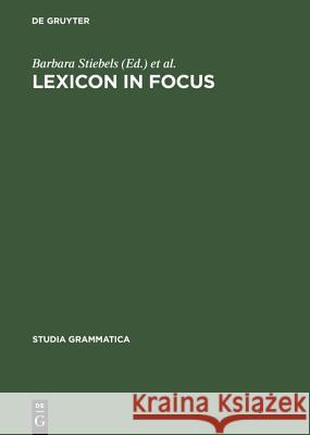 Lexicon in Focus  9783050031156 Akademie Verlag - książka