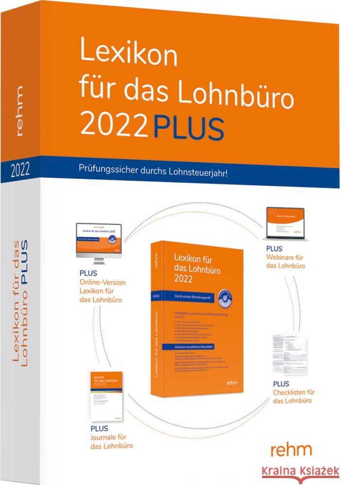 Lexikon für das Lohnbüro 2022 PLUS, m. 1 Buch, m. 1 Online-Zugang Schönfeld, Wolfgang, Plenker, Jürgen, Schaffhausen, Heinz-Willi 9783807327877 rehm - książka