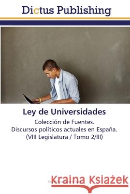 Ley de Universidades Rojas Romero, David 9783845468815 Dictus Publishing - książka