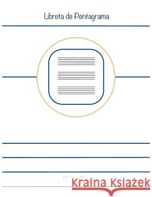 Libreta de Pentagrama J. Ortiz 9781721786152 Createspace Independent Publishing Platform - książka