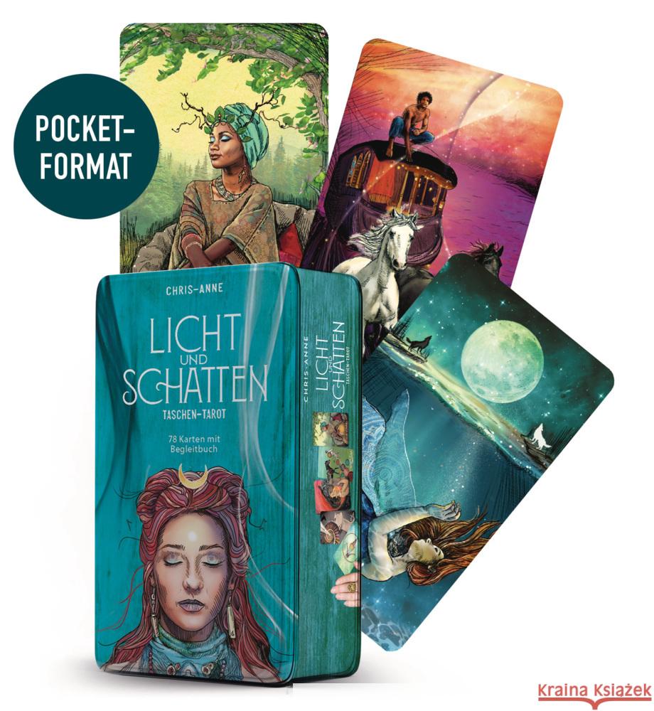 Licht und Schatten Taschen-Tarot Donnelly, Chris-Anne 4250939900209 Irisiana - książka