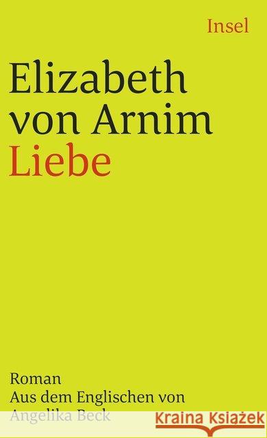 Liebe Arnim, Elizabeth von 9783458332916 Insel Verlag - książka