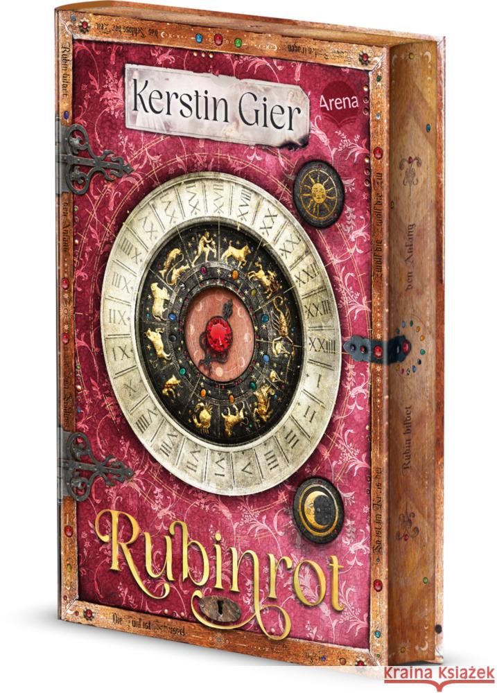 Liebe geht durch alle Zeiten (1). Rubinrot Gier, Kerstin 9783401607740 Arena - książka