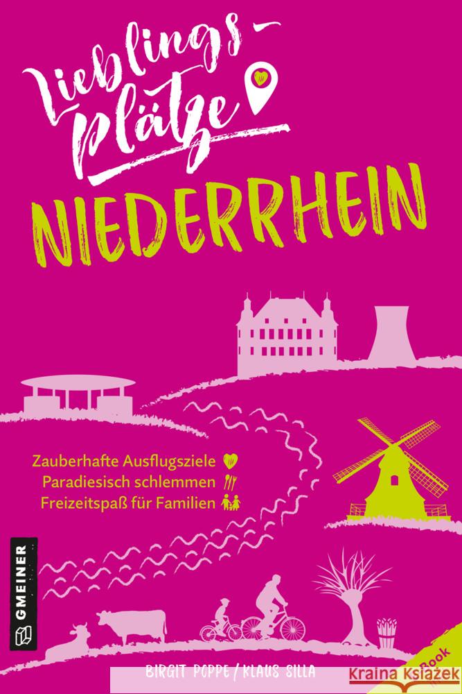 Lieblingsplätze Niederrhein Poppe, Birgit, Silla, Klaus 9783839201619 Gmeiner-Verlag - książka