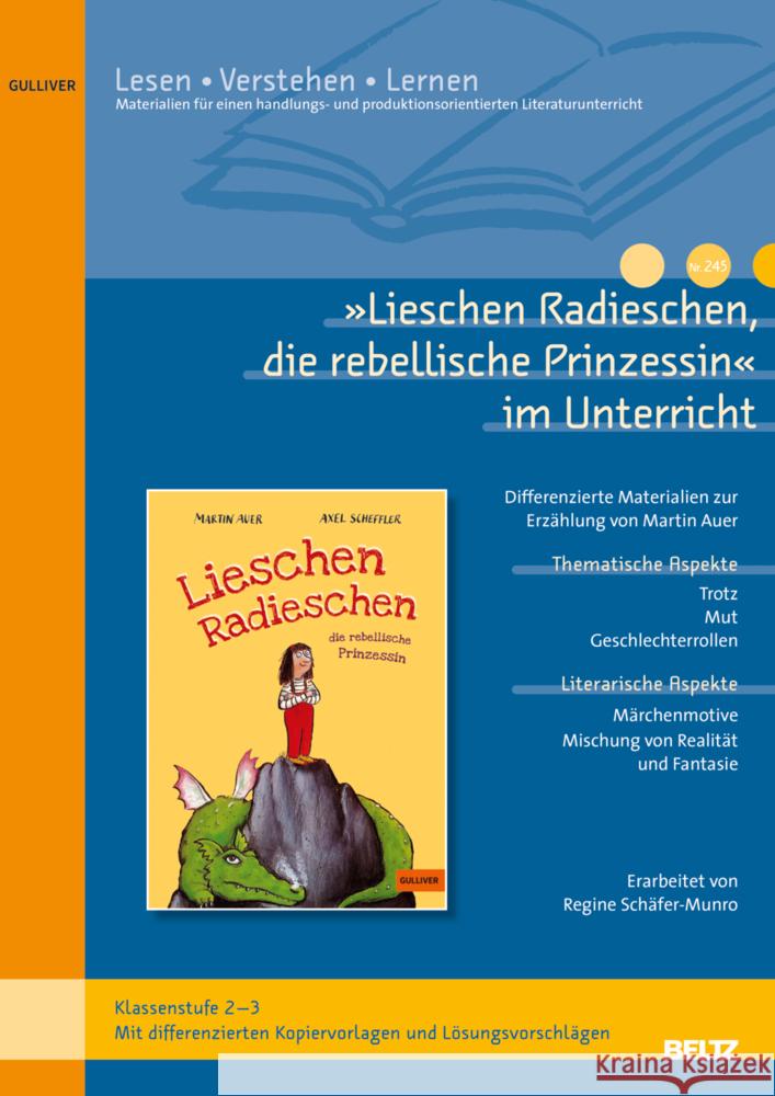 »Lieschen Radieschen« im Unterricht Schäfer-Munro, Regine 9783407824257 Beltz - książka