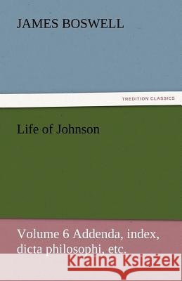Life of Johnson  9783842444966 tredition GmbH - książka