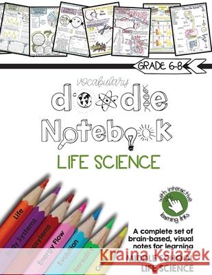 Life Science Doodle Notebook Kathryn Wright 9781737808008 Captivate Science - książka