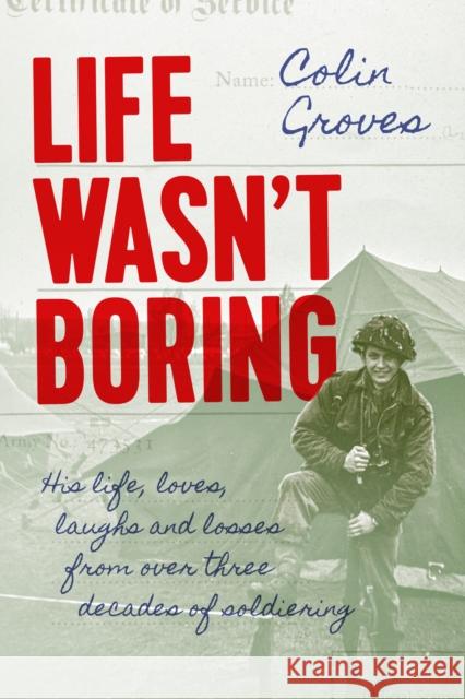 Life Wasn't Boring Colin Groves 9781914414398 Unicorn Publishing Group - książka