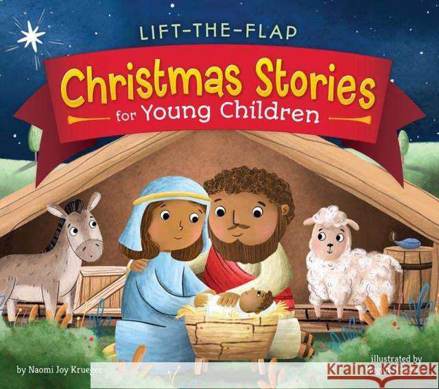 Lift-the-Flap Christmas Stories for Young Children Naomi Joy Krueger 9781506483245 1517 Media - książka