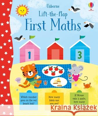 Lift-the-Flap First Maths Jessica Greenwell 9781474968362 Usborne Publishing Ltd - książka