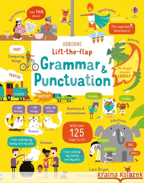 Lift-the-Flap Grammar and Punctuation Lara Bryan 9781474950657 Usborne Publishing Ltd - książka