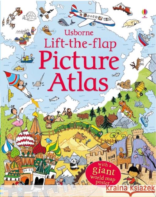 Lift-the-Flap Picture Atlas Alex Frith 9780746098479 Usborne Publishing Ltd - książka