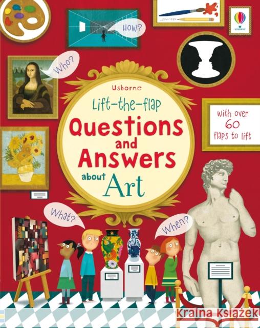 Lift-the-flap Questions and Answers about Art Daynes, Katie 9781474940115 Usborne Publishing Ltd - książka