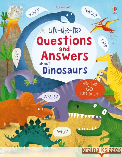 Lift-the-flap Questions and Answers about Dinosaurs Daynes Katie 9781409582144 Usborne Publishing Ltd - książka