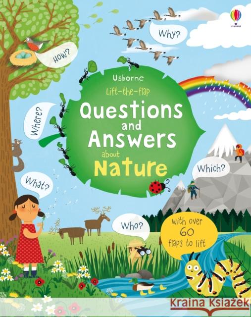 Lift-the-flap Questions and Answers about Nature Daynes, Katie 9781474928908 Usborne Publishing Ltd - książka