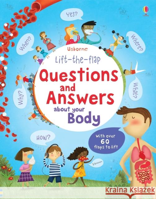 Lift-the-flap Questions and Answers about your Body Daynes Katie 9781409562108 Usborne Publishing Ltd - książka