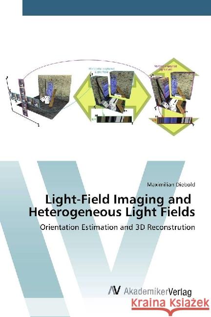 Light-Field Imaging and Heterogeneous Light Fields : Orientation Estimation and 3D Reconstrution Diebold, Maximilian 9786202202213 AV Akademikerverlag - książka