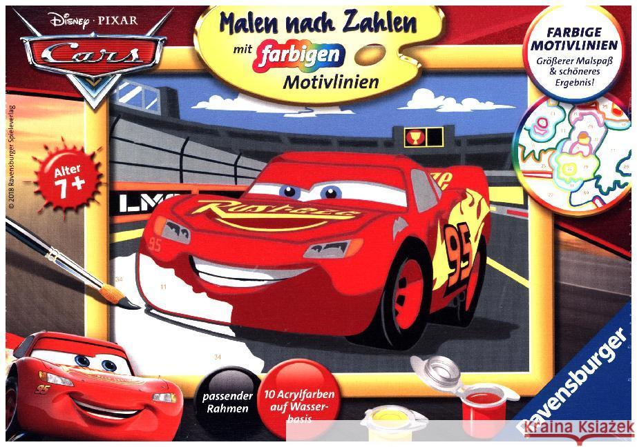 Lightning McQueen : Mit farbigen Motivlinien  4005556278435 Ravensburger Verlag - książka