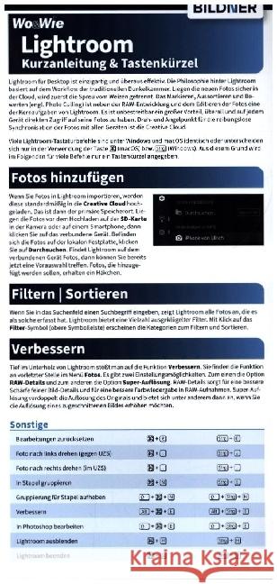 Lightroom - Kurzanleitung & Tastenkürzel Dorn, Ulrich 9783832806033 BILDNER Verlag - książka