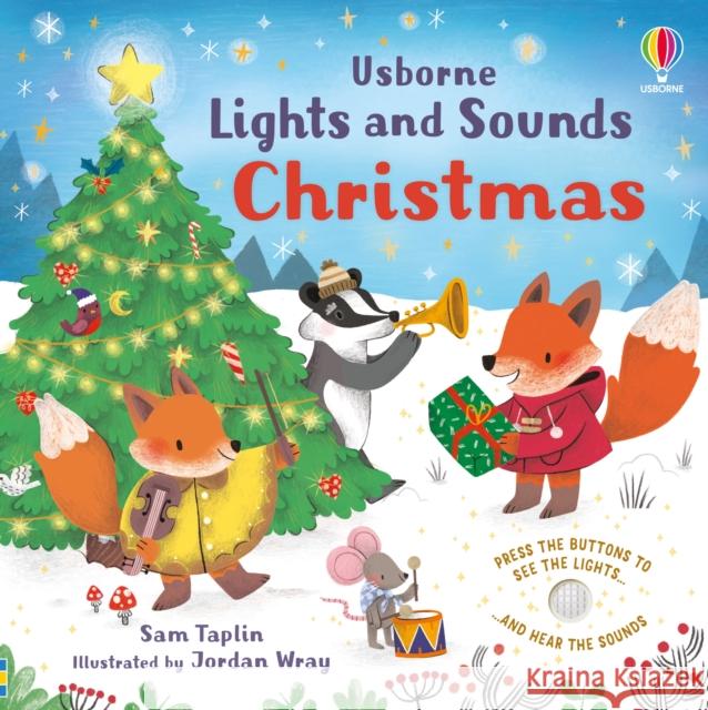 Lights and Sounds Christmas SAM TAPLIN 9781801318167 Usborne Publishing Ltd - książka