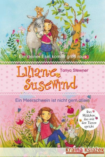 Liliane Susewind - Ein kleiner Esel kommt groß raus / Liliane Susewind - Ein Meerschwein ist nicht gern allein. : Doppelband Stewner, Tanya 9783737341189 FISCHER KJB - książka