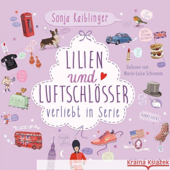 Lilien & Luftschlösser, 4 Audio-CDs Kaiblinger, Sonja 9783867427210 Silberfisch - książka