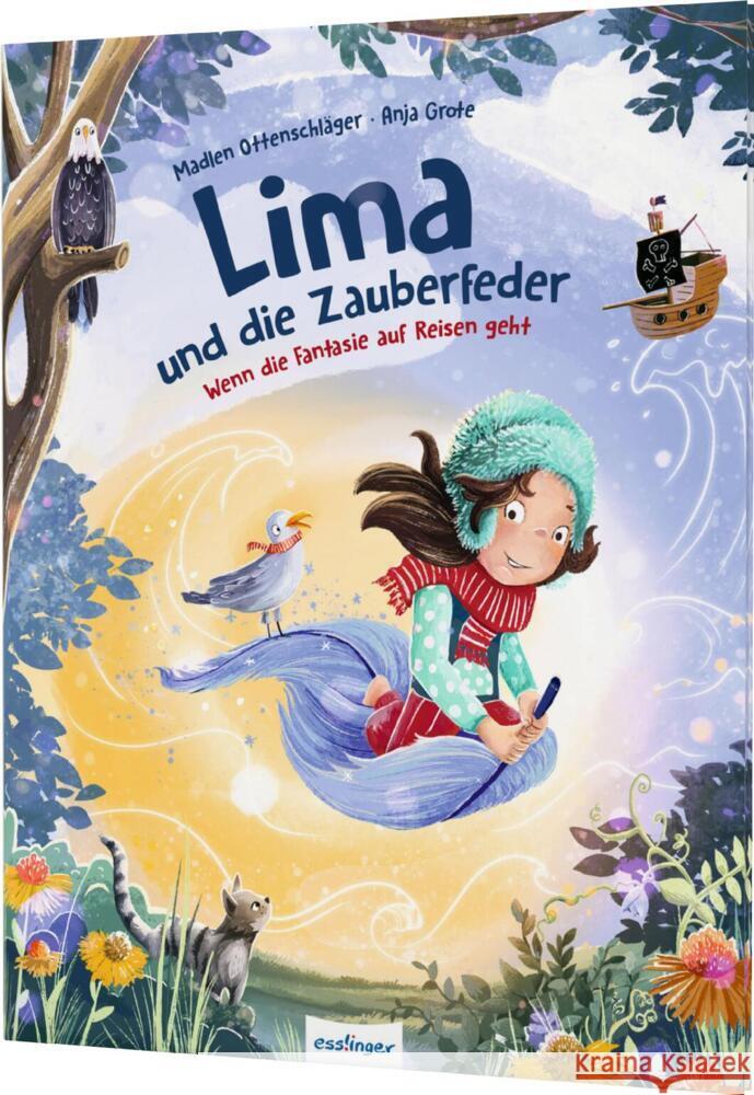 Lima und die Zauberfeder Ottenschläger, Madlen 9783480238149 Esslinger in der Thienemann-Esslinger Verlag  - książka