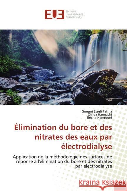 Élimination du bore et des nitrates des eaux par électrodialyse : Application de la méthodologie des surfaces de réponse à l'élimination du bore et des nitrates par électrodialyse Fatma, Guesmi Essefi; Hannachi, Chiraz; Hamrouni, Béchir 9786139515974 Éditions universitaires européennes - książka