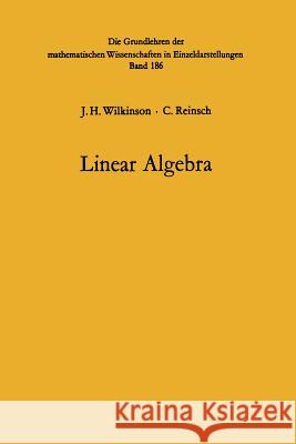 Linear Algebra John Henry Wilkinson Friedrich Ludwig Bauer C. Reinsch 9783662388549 Springer - książka