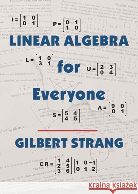 Linear Algebra for Everyone Gilbert (Massachusetts Institute of Technology) Strang 9781733146630 Wellesley-Cambridge Press,U.S. - książka